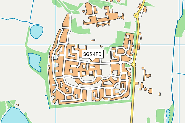 Fairfield Park Lower School map (SG5 4FD) - OS VectorMap District (Ordnance Survey)
