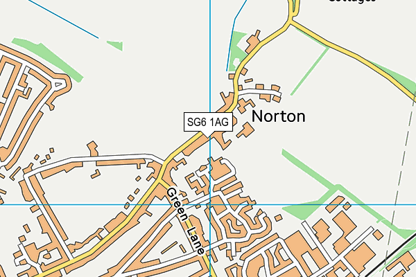 Norton St Nicholas CofE (VA) Primary School map (SG6 1AG) - OS VectorMap District (Ordnance Survey)