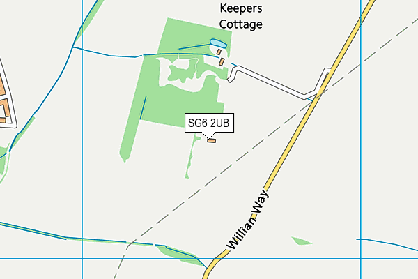 SG6 2UB map - OS VectorMap District (Ordnance Survey)