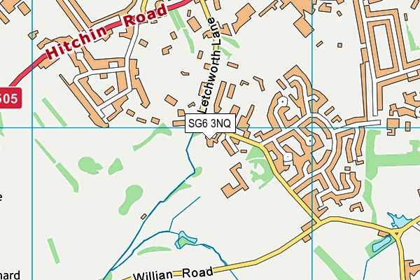 Letchworth Golf Club map (SG6 3NQ) - OS VectorMap District (Ordnance Survey)