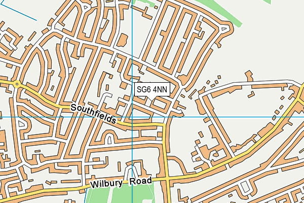 SG6 4NN map - OS VectorMap District (Ordnance Survey)