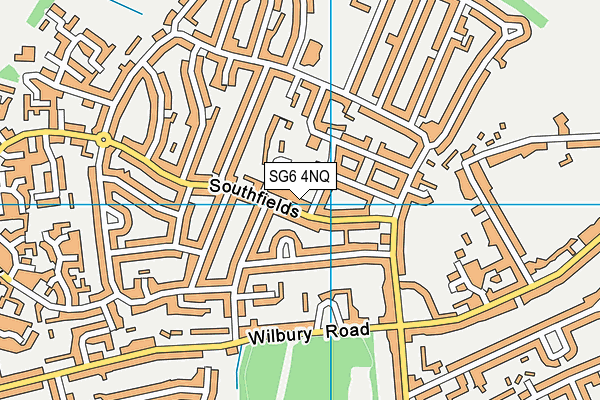 SG6 4NQ map - OS VectorMap District (Ordnance Survey)