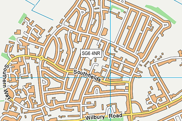 SG6 4NR map - OS VectorMap District (Ordnance Survey)