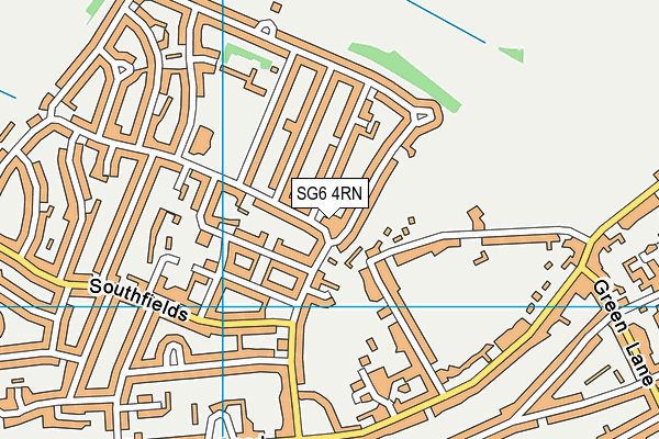 SG6 4RN map - OS VectorMap District (Ordnance Survey)