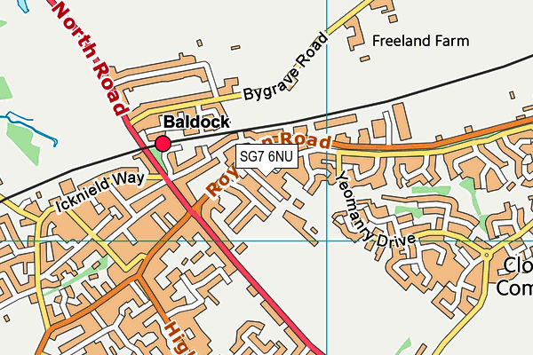 Map of MAPLE TREE BALDOCK LTD at district scale