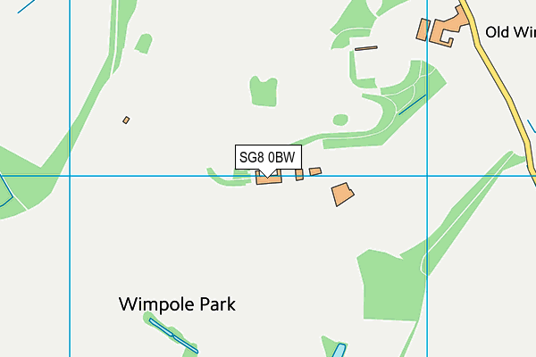 SG8 0BW map - OS VectorMap District (Ordnance Survey)