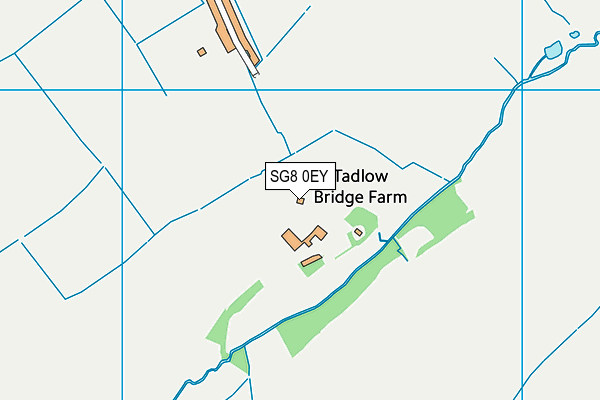 SG8 0EY map - OS VectorMap District (Ordnance Survey)