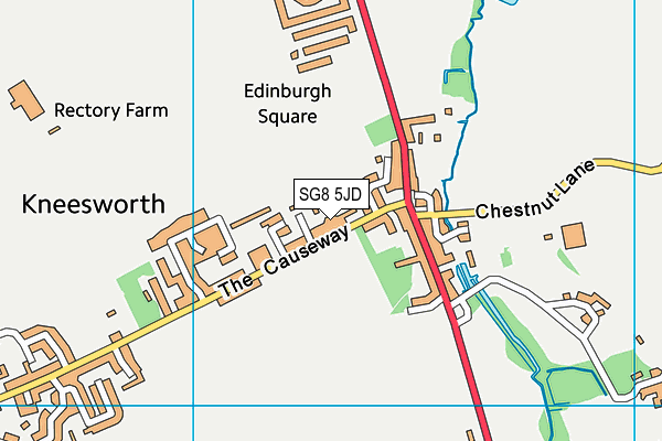 Map of HUNTSON LTD at district scale