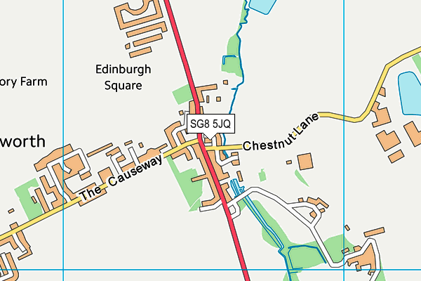 Map of C B BUILDING SERVICES (ROYSTON) LIMITED at district scale