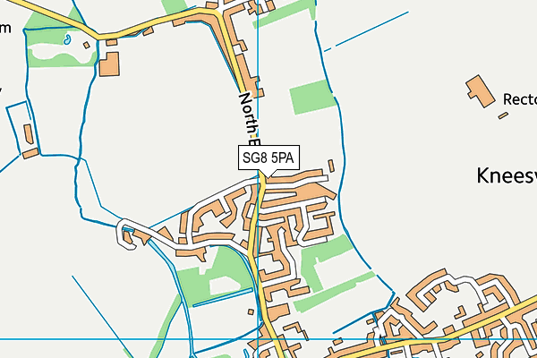 SG8 5PA map - OS VectorMap District (Ordnance Survey)