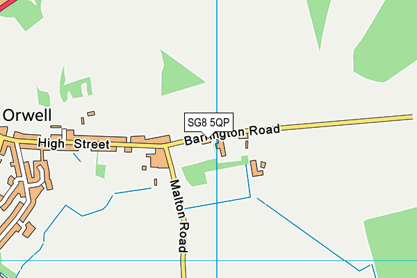 Map of UPHALL CAMBRIDGE LIMITED at district scale