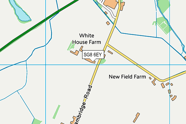 Kingsway Golf Centre map (SG8 6EY) - OS VectorMap District (Ordnance Survey)