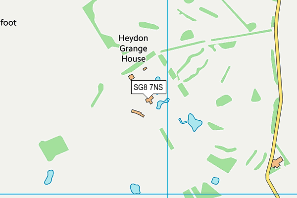 Heydon Grange Golf And Country Club map (SG8 7NS) - OS VectorMap District (Ordnance Survey)