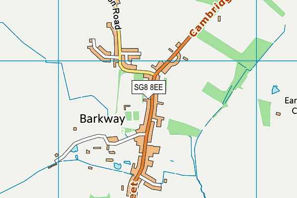 Map of BARKWAY ESTATES LTD at district scale
