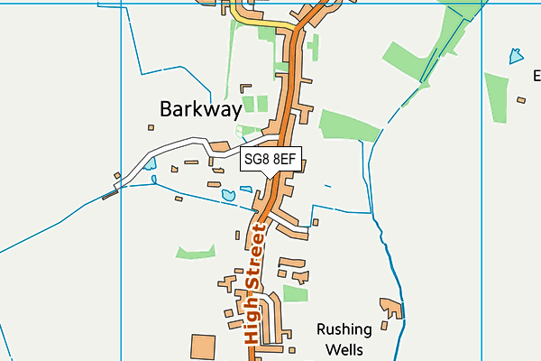 Barkway VA Church of England First School map (SG8 8EF) - OS VectorMap District (Ordnance Survey)