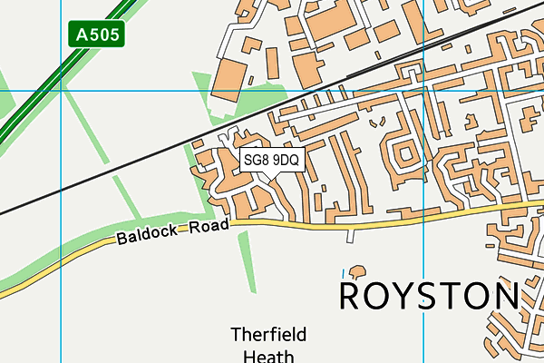 Map of T CLAYDON LTD at district scale