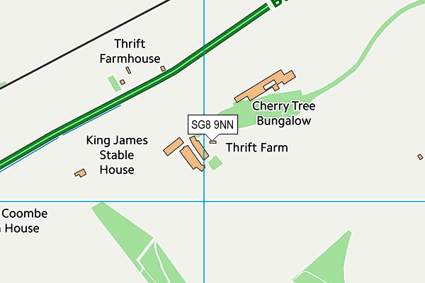 SG8 9NN map - OS VectorMap District (Ordnance Survey)