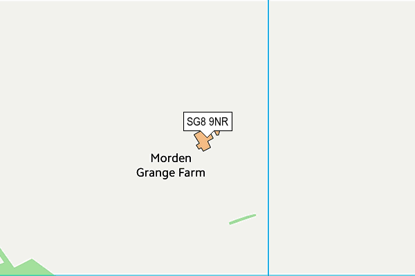 SG8 9NR map - OS VectorMap District (Ordnance Survey)