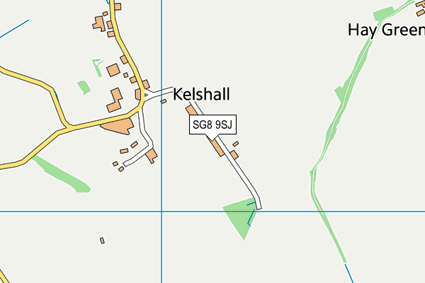 SG8 9SJ map - OS VectorMap District (Ordnance Survey)