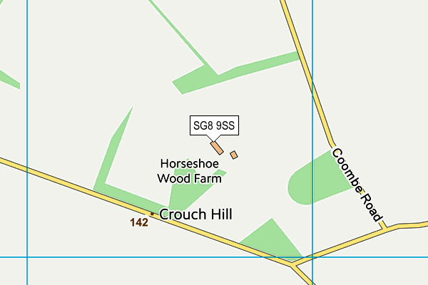 SG8 9SS map - OS VectorMap District (Ordnance Survey)