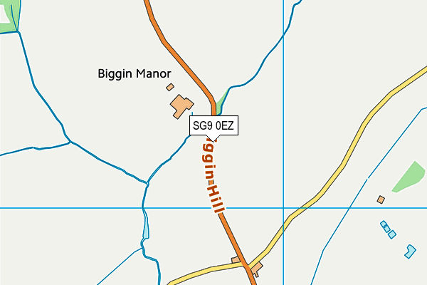 SG9 0EZ map - OS VectorMap District (Ordnance Survey)