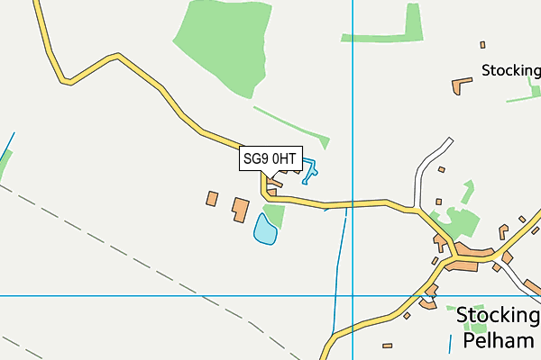 SG9 0HT map - OS VectorMap District (Ordnance Survey)