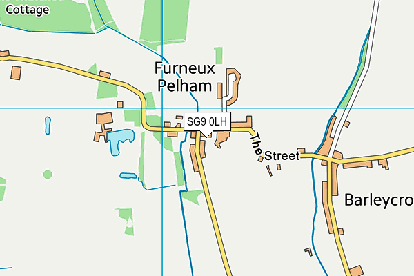 Furneux Pelham Church of England School map (SG9 0LH) - OS VectorMap District (Ordnance Survey)