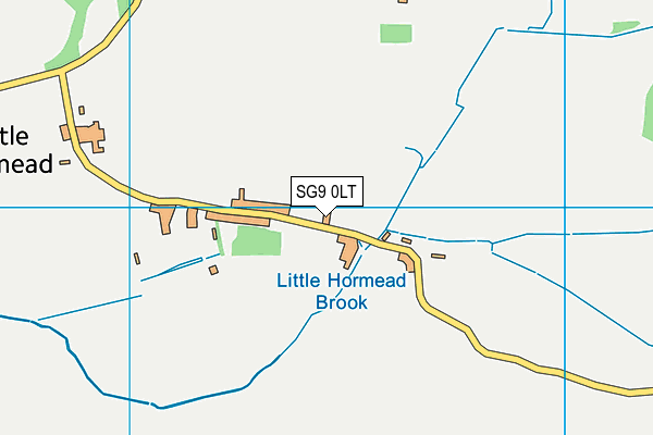 SG9 0LT map - OS VectorMap District (Ordnance Survey)