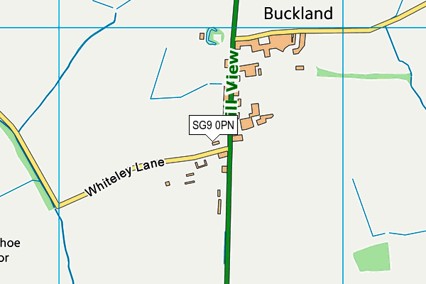 SG9 0PN map - OS VectorMap District (Ordnance Survey)