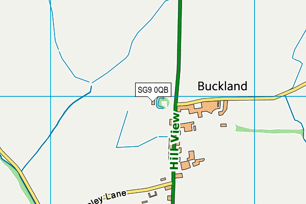 SG9 0QB map - OS VectorMap District (Ordnance Survey)