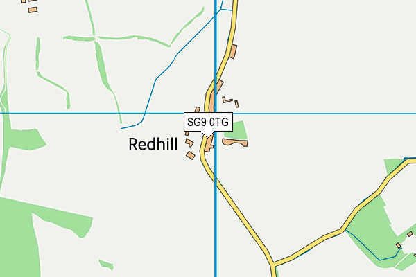 SG9 0TG map - OS VectorMap District (Ordnance Survey)