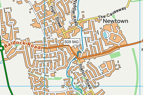 Map of BUNTINGFORD NAILS LIMITED at district scale