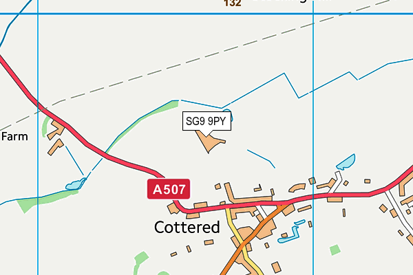 SG9 9PY map - OS VectorMap District (Ordnance Survey)