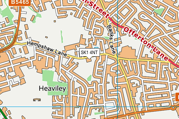 SK1 4NT map - OS VectorMap District (Ordnance Survey)