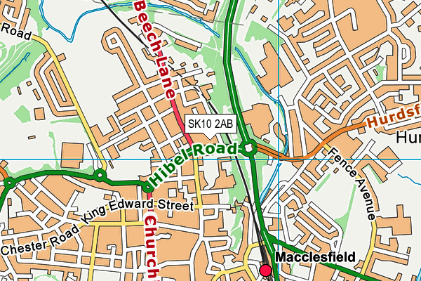 Map of THE GOAT MCR LTD at district scale