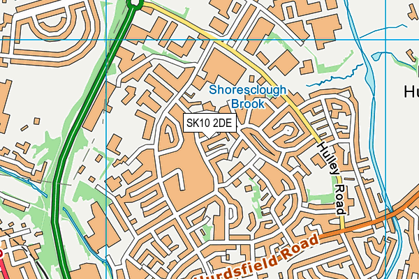 SK10 2DE map - OS VectorMap District (Ordnance Survey)