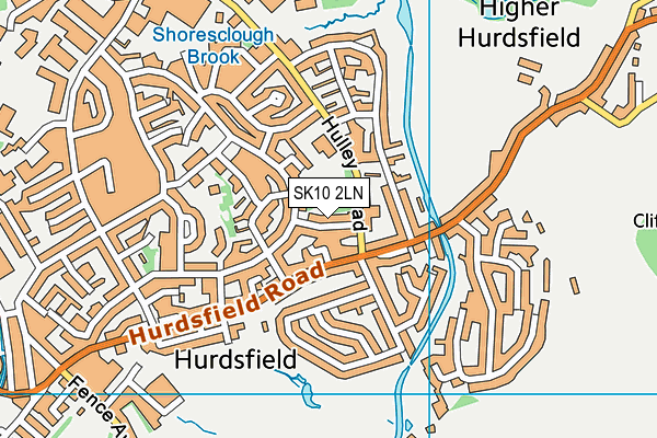 SK10 2LN map - OS VectorMap District (Ordnance Survey)