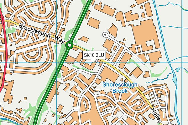 SK10 2LU map - OS VectorMap District (Ordnance Survey)