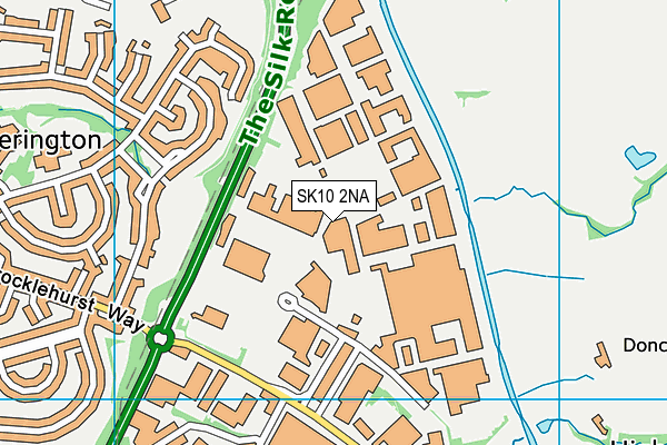 SK10 2NA map - OS VectorMap District (Ordnance Survey)