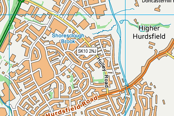 SK10 2NJ map - OS VectorMap District (Ordnance Survey)