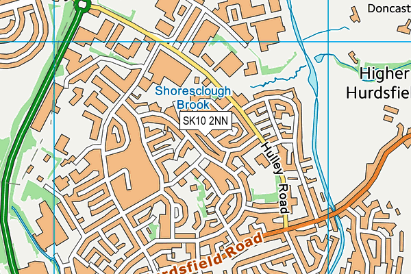 SK10 2NN map - OS VectorMap District (Ordnance Survey)