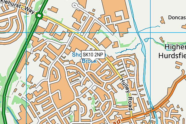 SK10 2NP map - OS VectorMap District (Ordnance Survey)