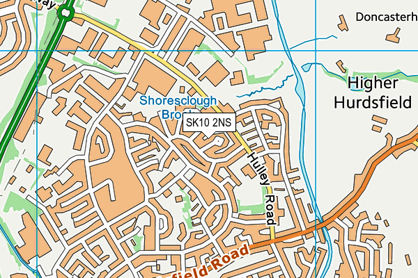 SK10 2NS map - OS VectorMap District (Ordnance Survey)