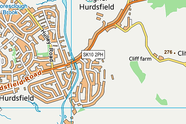 SK10 2PH map - OS VectorMap District (Ordnance Survey)