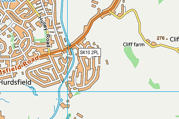 SK10 2PL map - OS VectorMap District (Ordnance Survey)