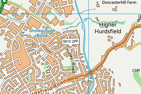 SK10 2PP map - OS VectorMap District (Ordnance Survey)