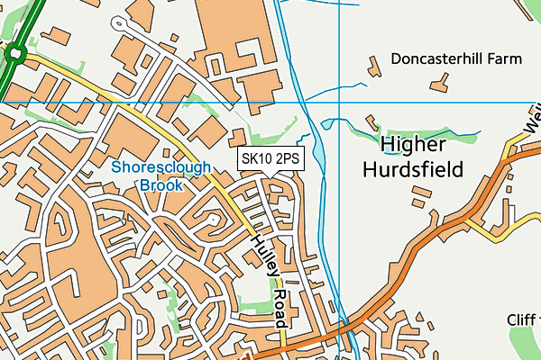 SK10 2PS map - OS VectorMap District (Ordnance Survey)