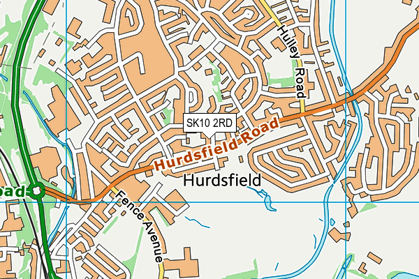 SK10 2RD map - OS VectorMap District (Ordnance Survey)