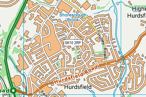 SK10 2RP map - OS VectorMap District (Ordnance Survey)