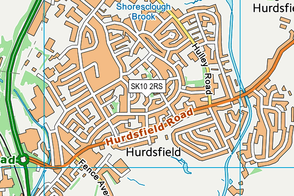 SK10 2RS map - OS VectorMap District (Ordnance Survey)